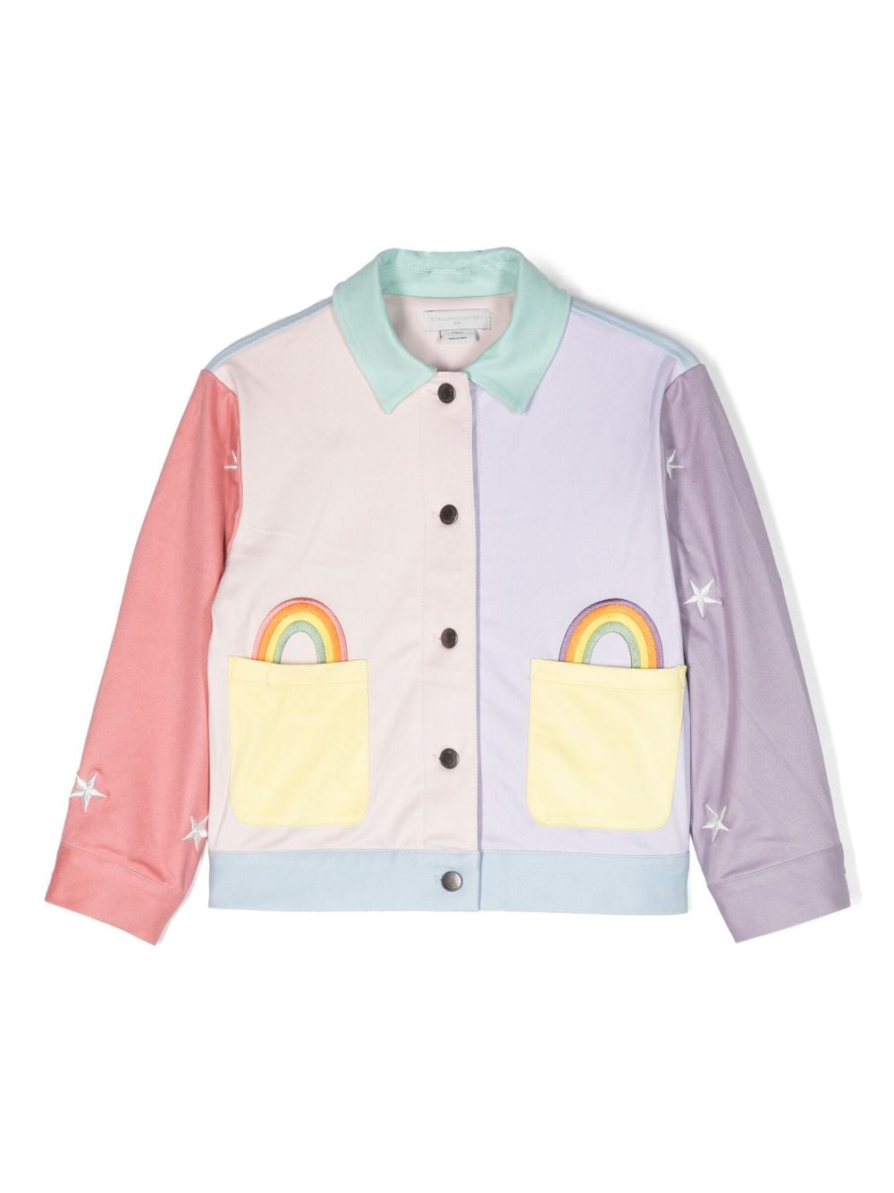 Stella McCartney Kids Jacke mit Stickerei - Violett von Stella McCartney Kids