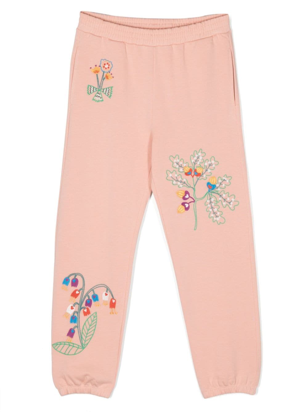 Stella McCartney Kids Jogginghose mit Blumenstickerei - Rosa von Stella McCartney Kids