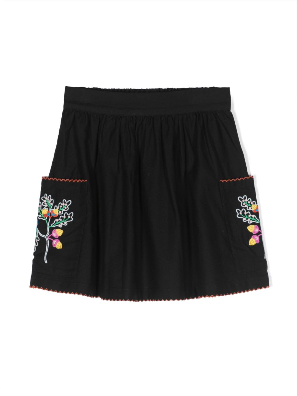 Stella McCartney Kids Rock mit Blumenstickerei - Schwarz von Stella McCartney Kids