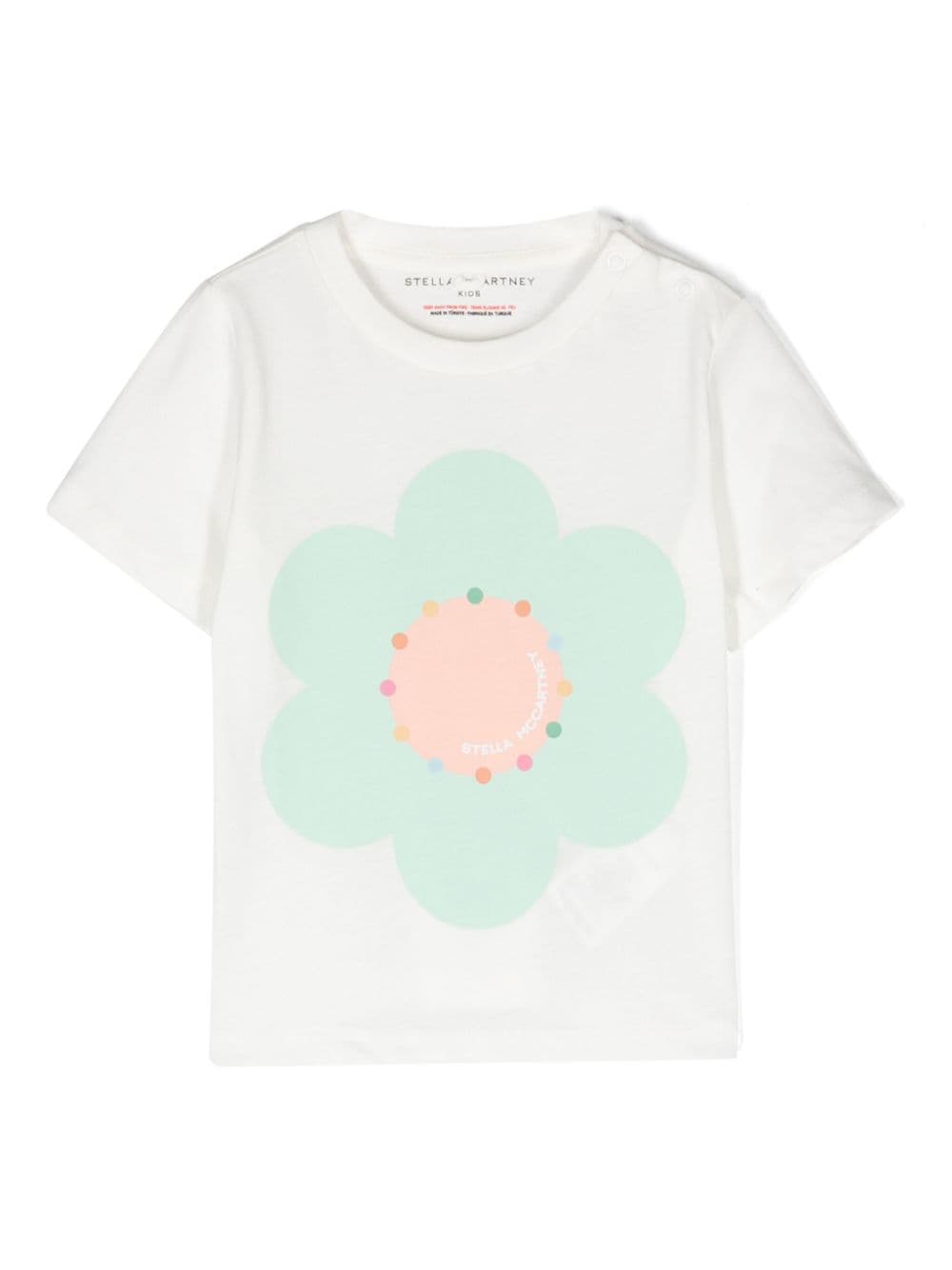 Stella McCartney Kids T-Shirt mit Blumen-Print - Weiß von Stella McCartney Kids