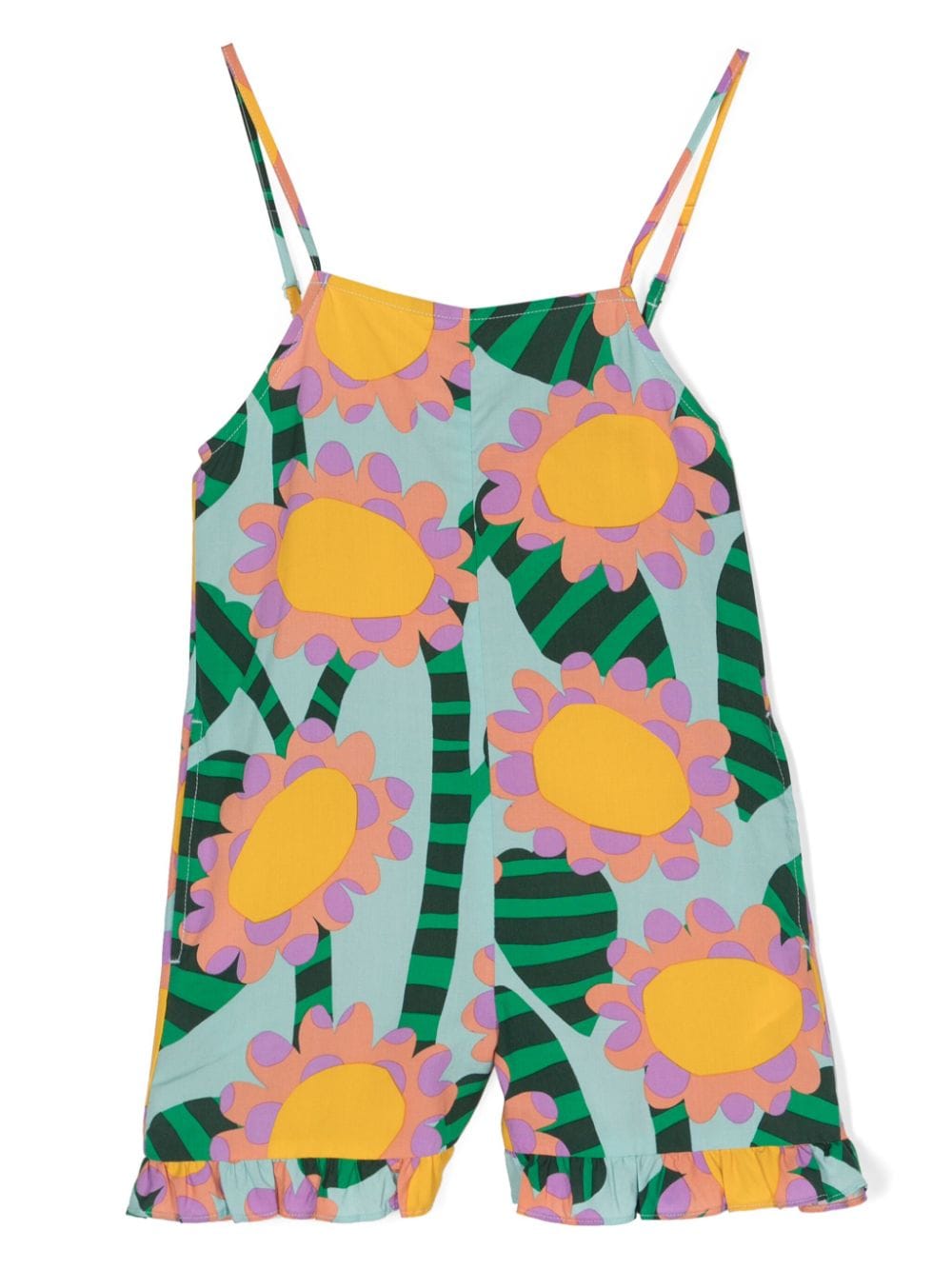 Stella McCartney Kids Playsuit mit Blumenmuster - Blau von Stella McCartney Kids