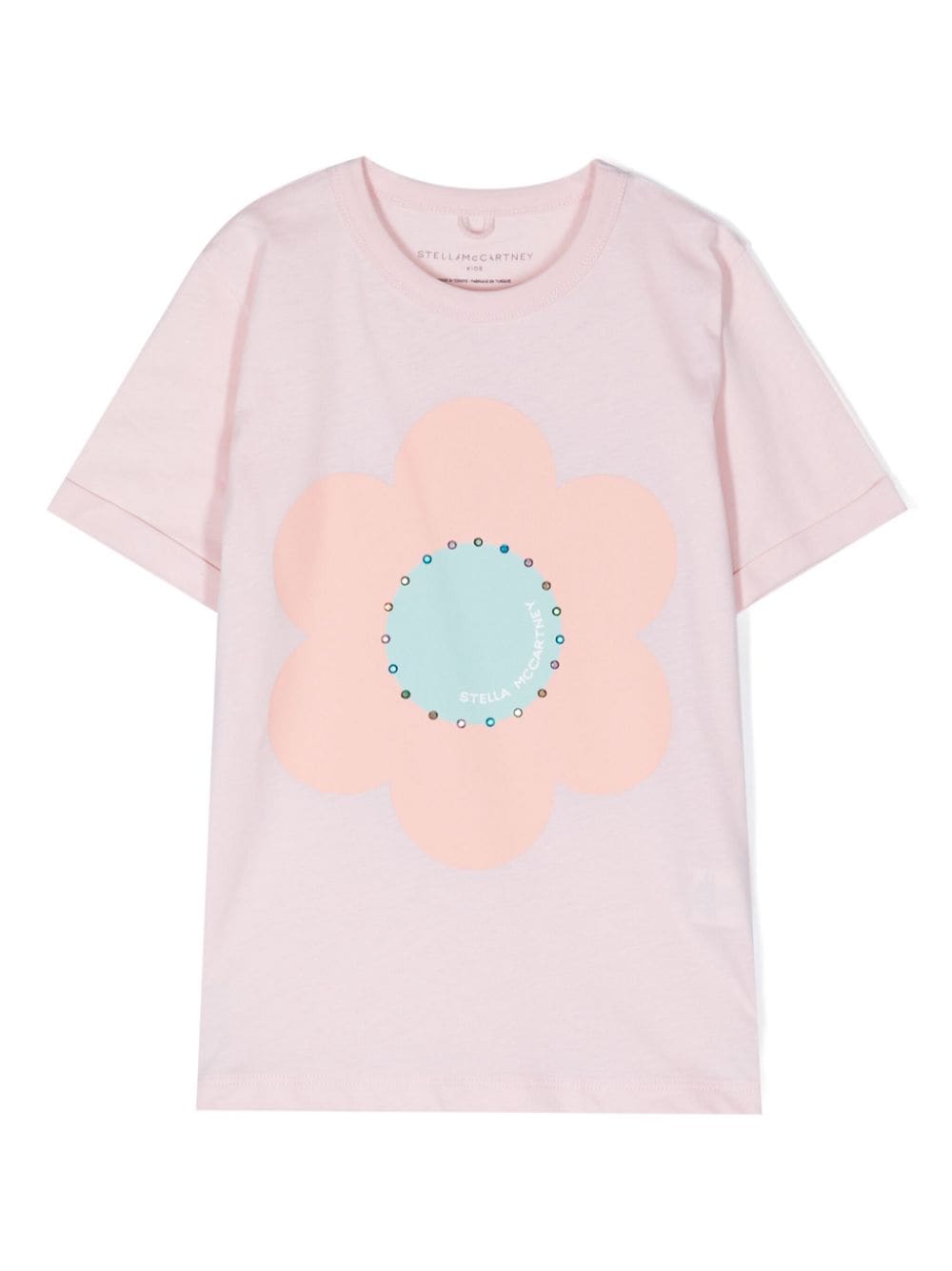 Stella McCartney Kids T-Shirt mit Blumen-Print - Rosa von Stella McCartney Kids