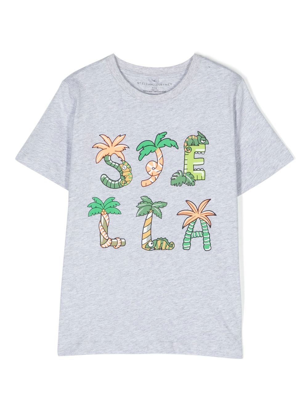 Stella McCartney Kids T-Shirt mit grafischem Print - Grau von Stella McCartney Kids