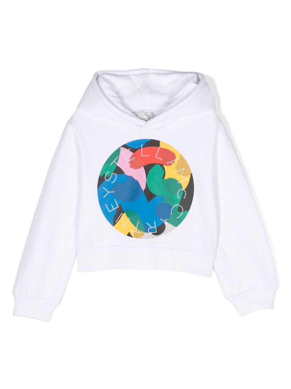 Stella McCartney Kids Hoodie mit Logo-Print - Weiß von Stella McCartney Kids