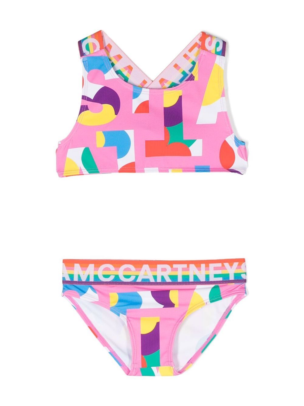 Stella McCartney Kids Bikini mit grafischem Print - Violett von Stella McCartney Kids