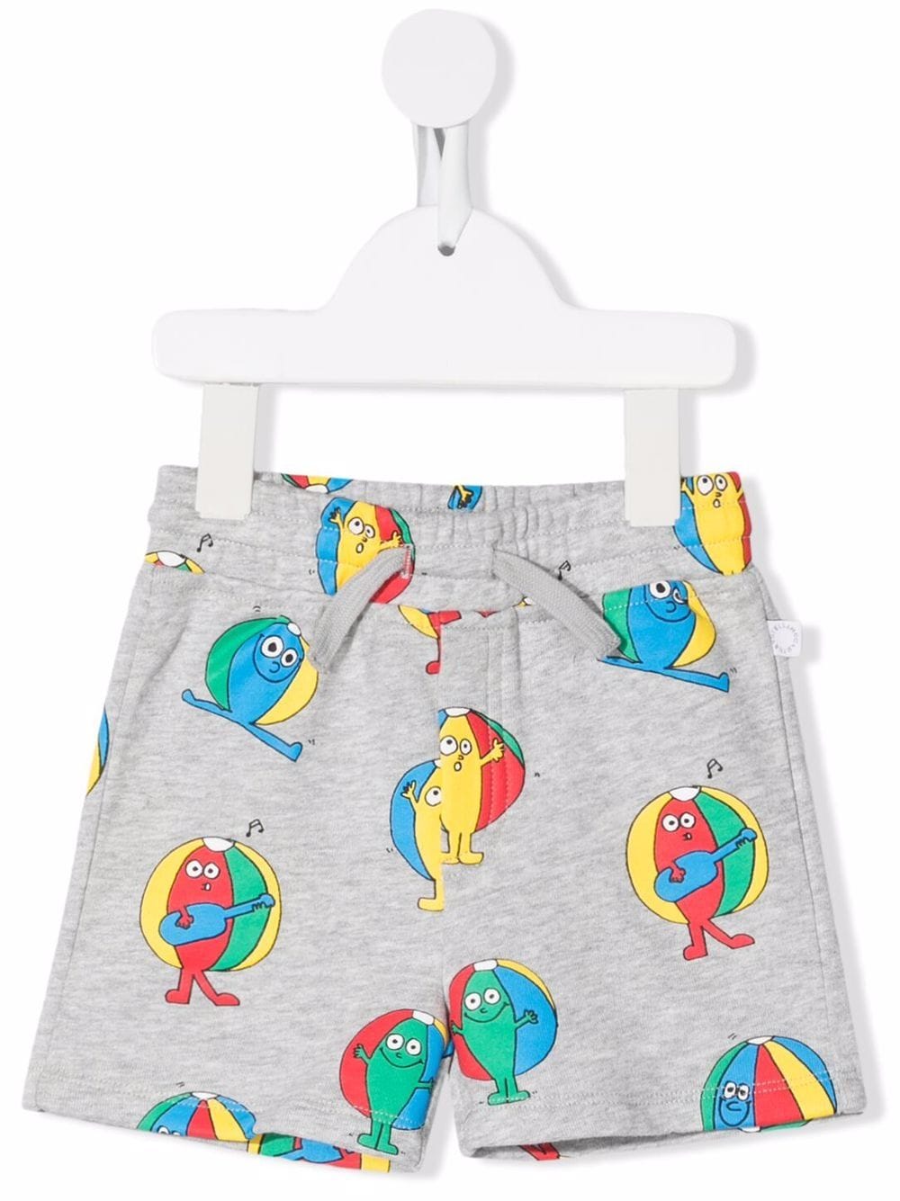 Stella McCartney Kids Shorts mit grafischem Print - Grau von Stella McCartney Kids