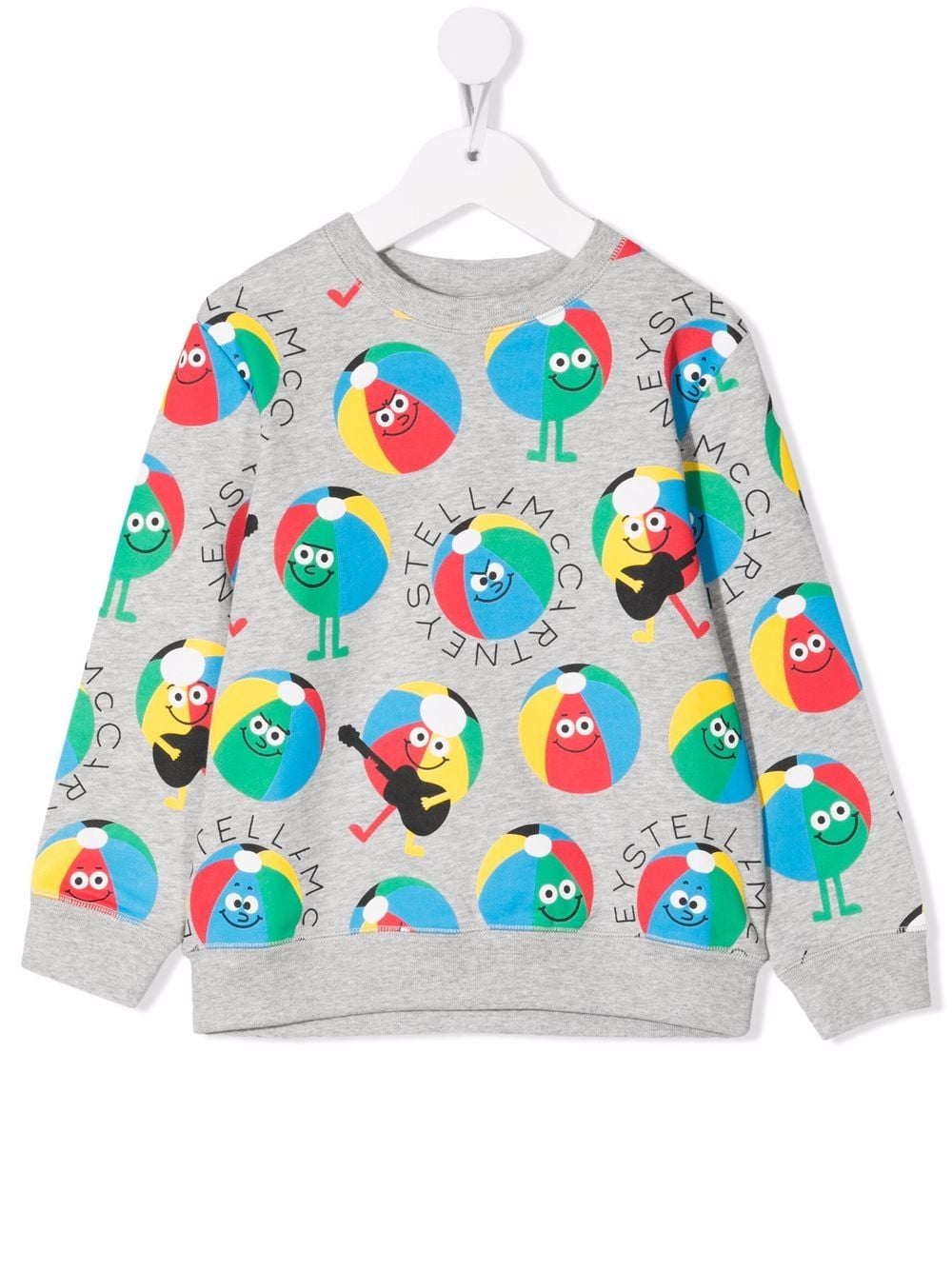 Stella McCartney Kids Sweatshirt mit grafischem Print - Grau von Stella McCartney Kids