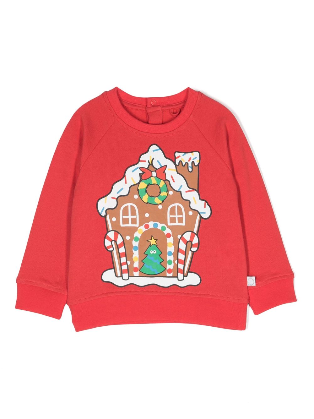 Stella McCartney Kids Sweatshirt mit grafischem Print - Rot von Stella McCartney Kids