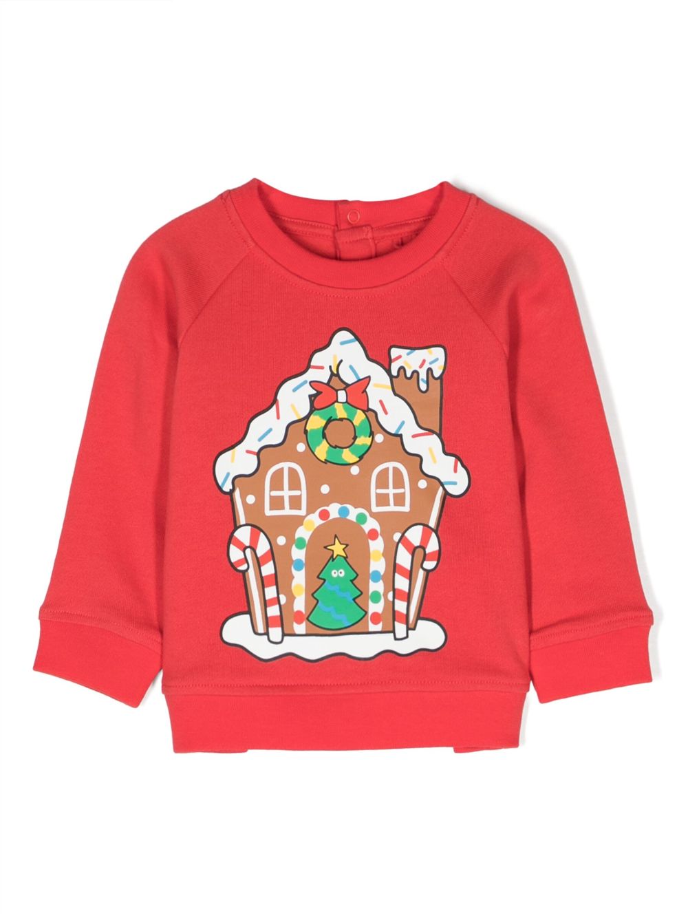 Stella McCartney Kids Sweatshirt mit grafischem Print - Rot von Stella McCartney Kids