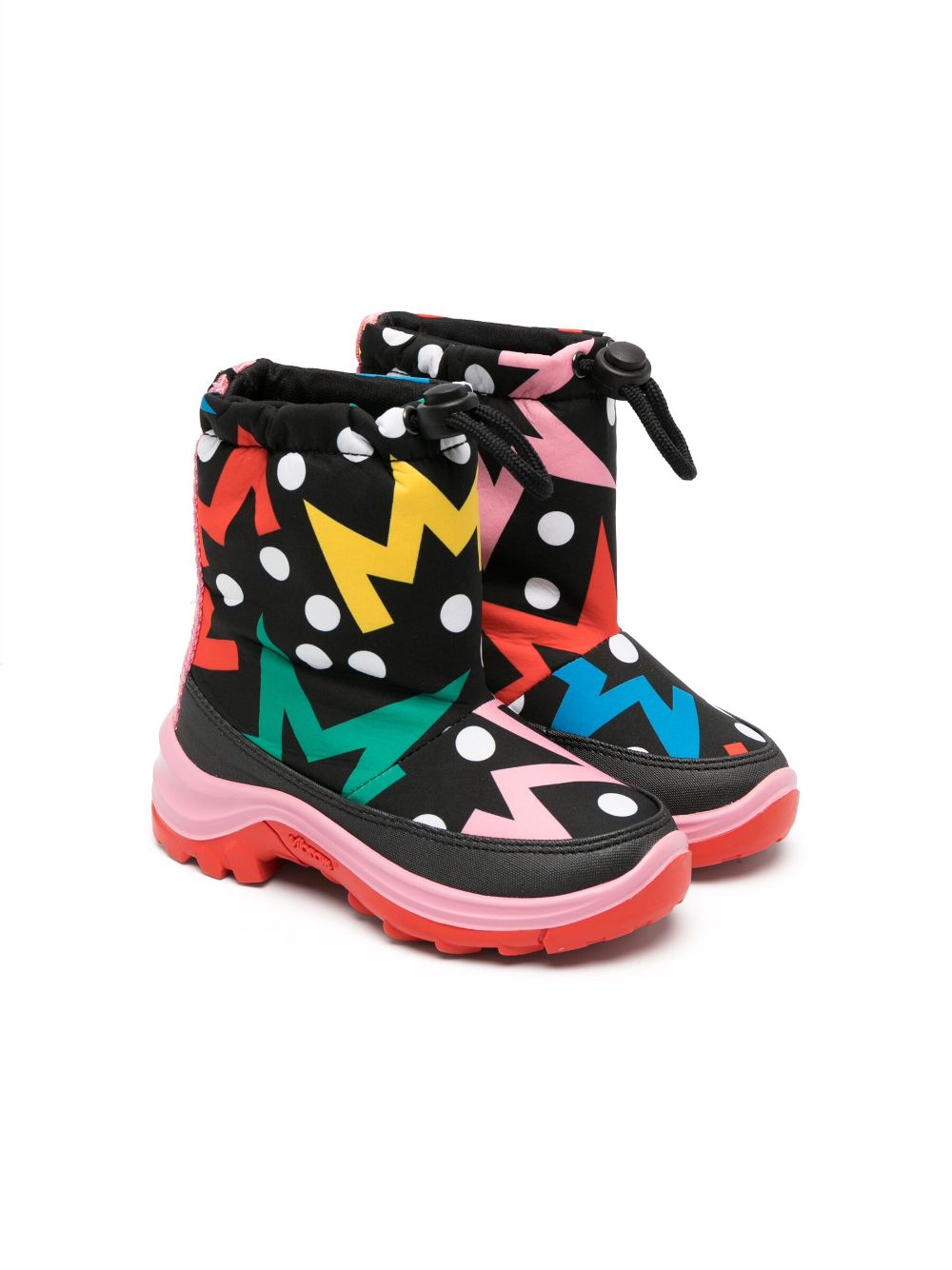 Stella McCartney Kids Schneestiefel mit Zugverschluss - Schwarz von Stella McCartney Kids