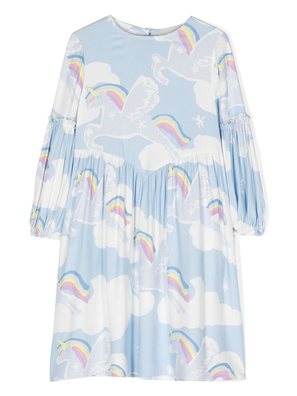 Stella McCartney Kids Kleid mit grafischem Print - Blau von Stella McCartney Kids