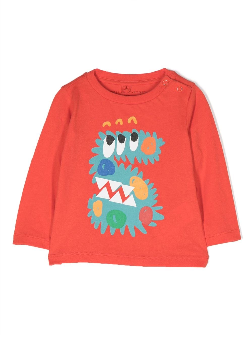 Stella McCartney Kids Langarmshirt mit grafischem Print - Rot von Stella McCartney Kids