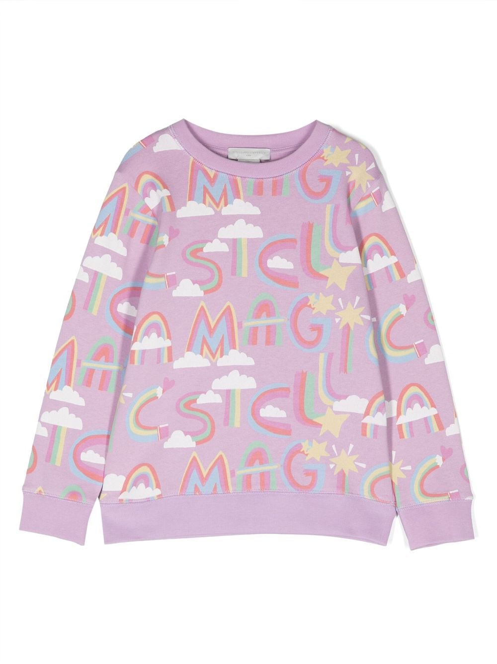 Stella McCartney Kids Sweatshirt mit grafischem Print - Violett von Stella McCartney Kids