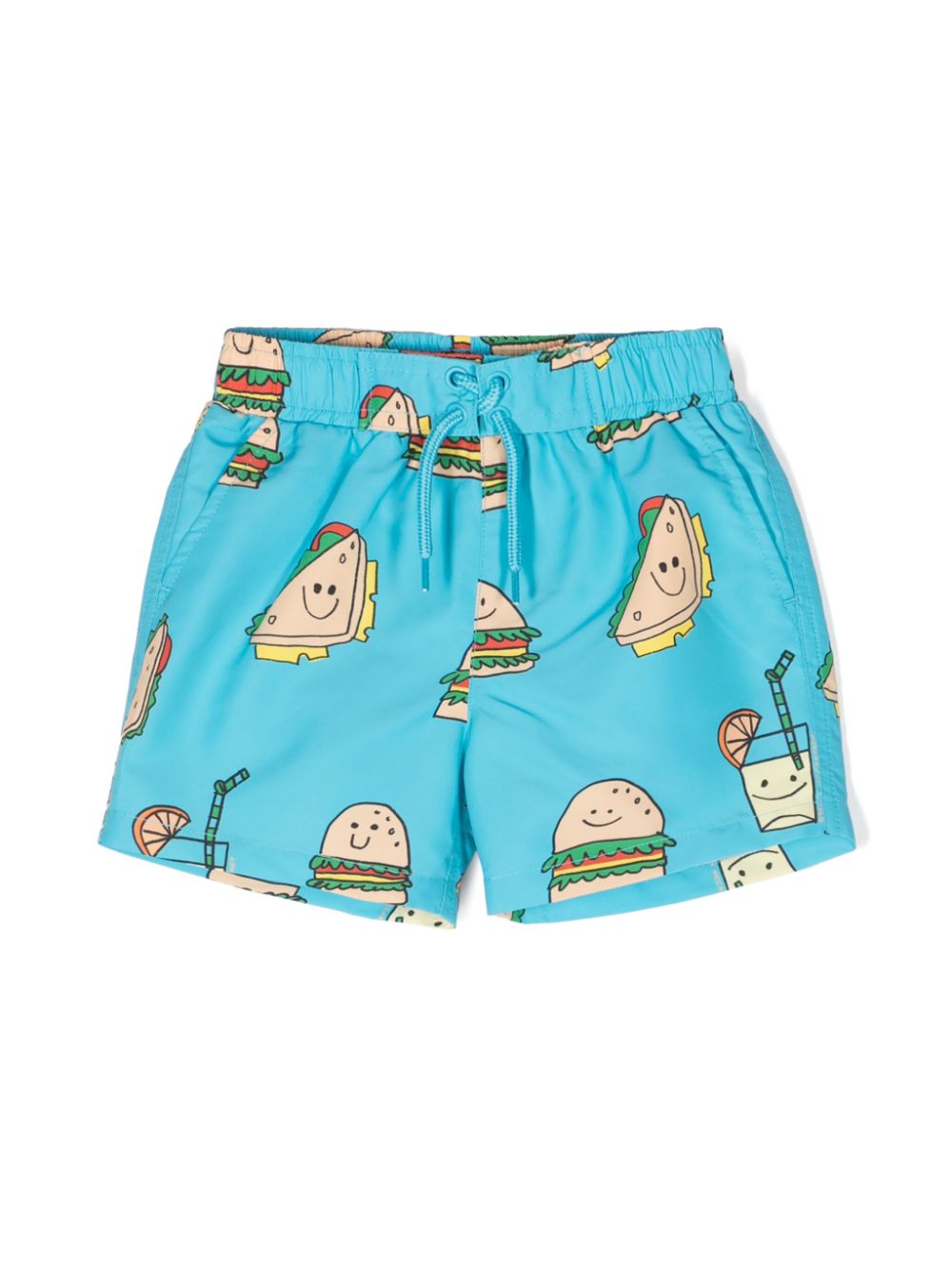 Stella McCartney Kids Badeshorts mit grafischem Print - Blau von Stella McCartney Kids