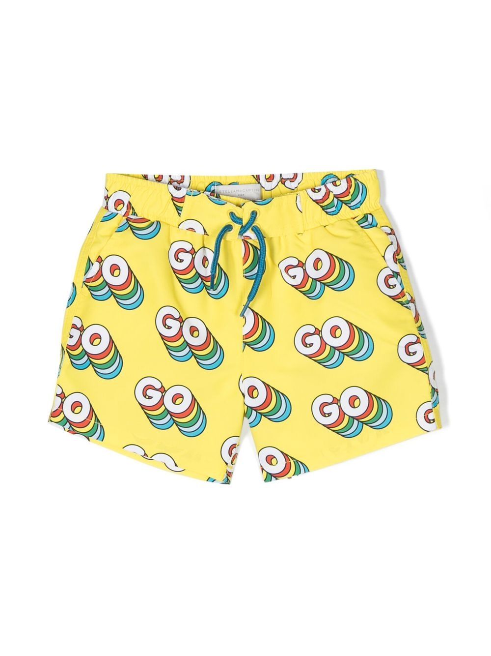 Stella McCartney Kids Badeshorts mit grafischem Print - Gelb von Stella McCartney Kids