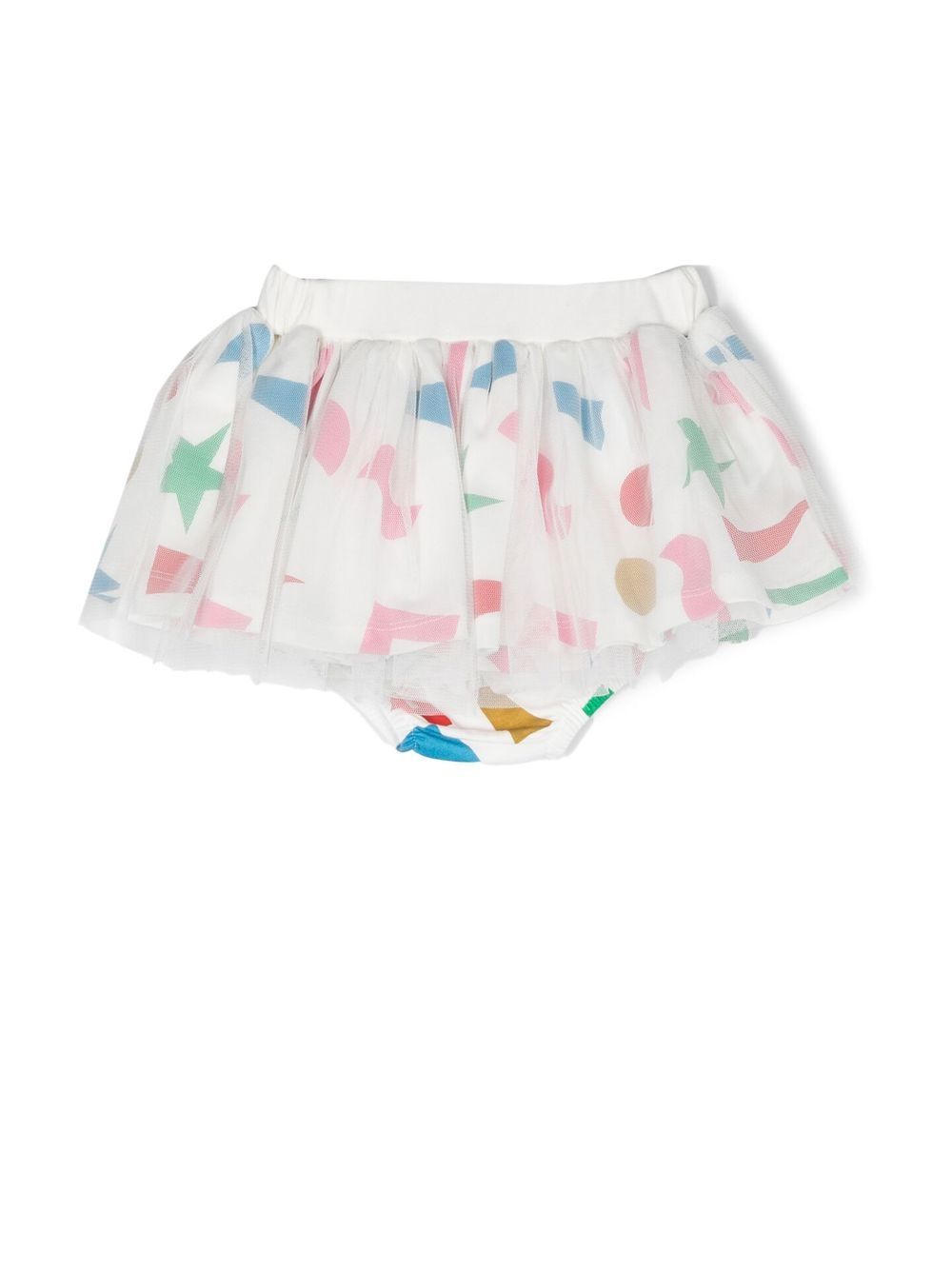 Stella McCartney Kids Tüllrock mit grafischem Print - Weiß von Stella McCartney Kids