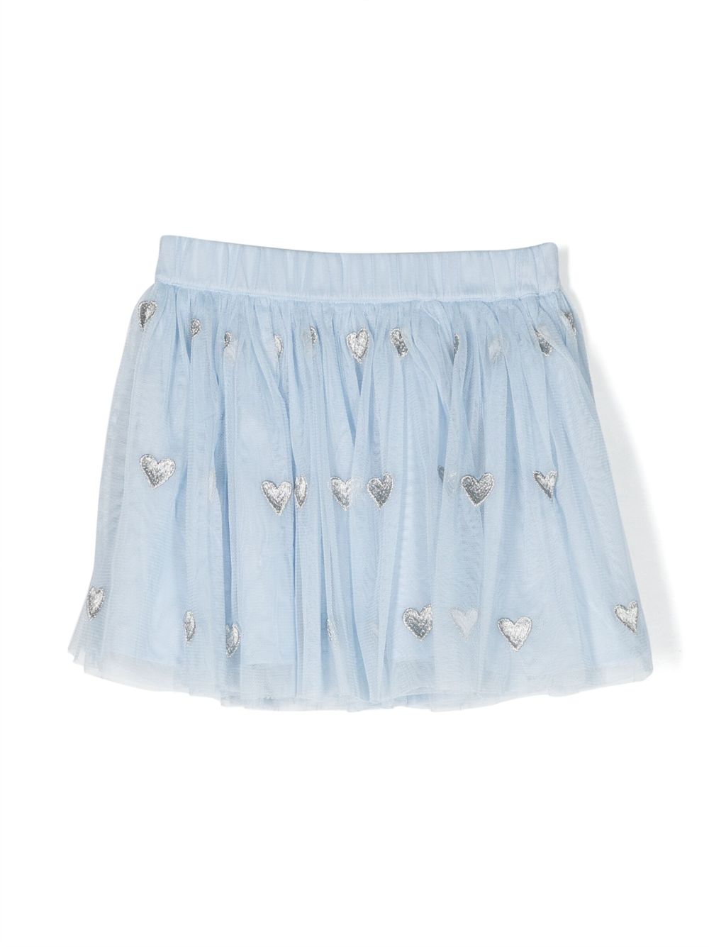 Stella McCartney Kids Rock mit aufgestickten Herzen - Blau von Stella McCartney Kids