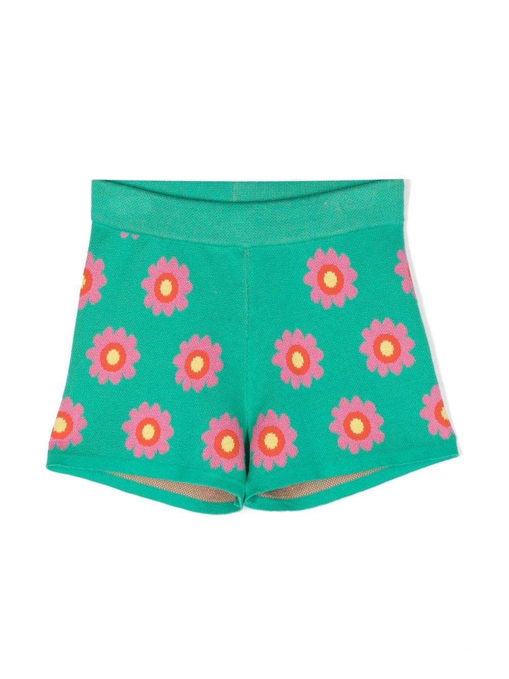 Stella McCartney Kids Shorts mit Blumen-Print - Grün von Stella McCartney Kids