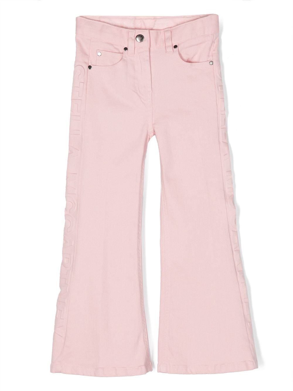 Stella McCartney Kids Schlagjeans mit Logo-Applikation - Rosa von Stella McCartney Kids