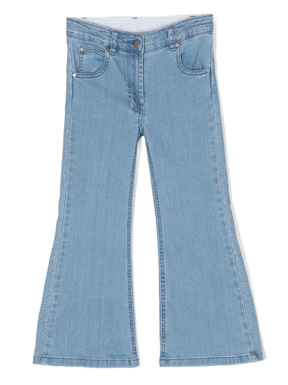 Stella McCartney Kids Jeans mit Logo-Prägung - Blau von Stella McCartney Kids