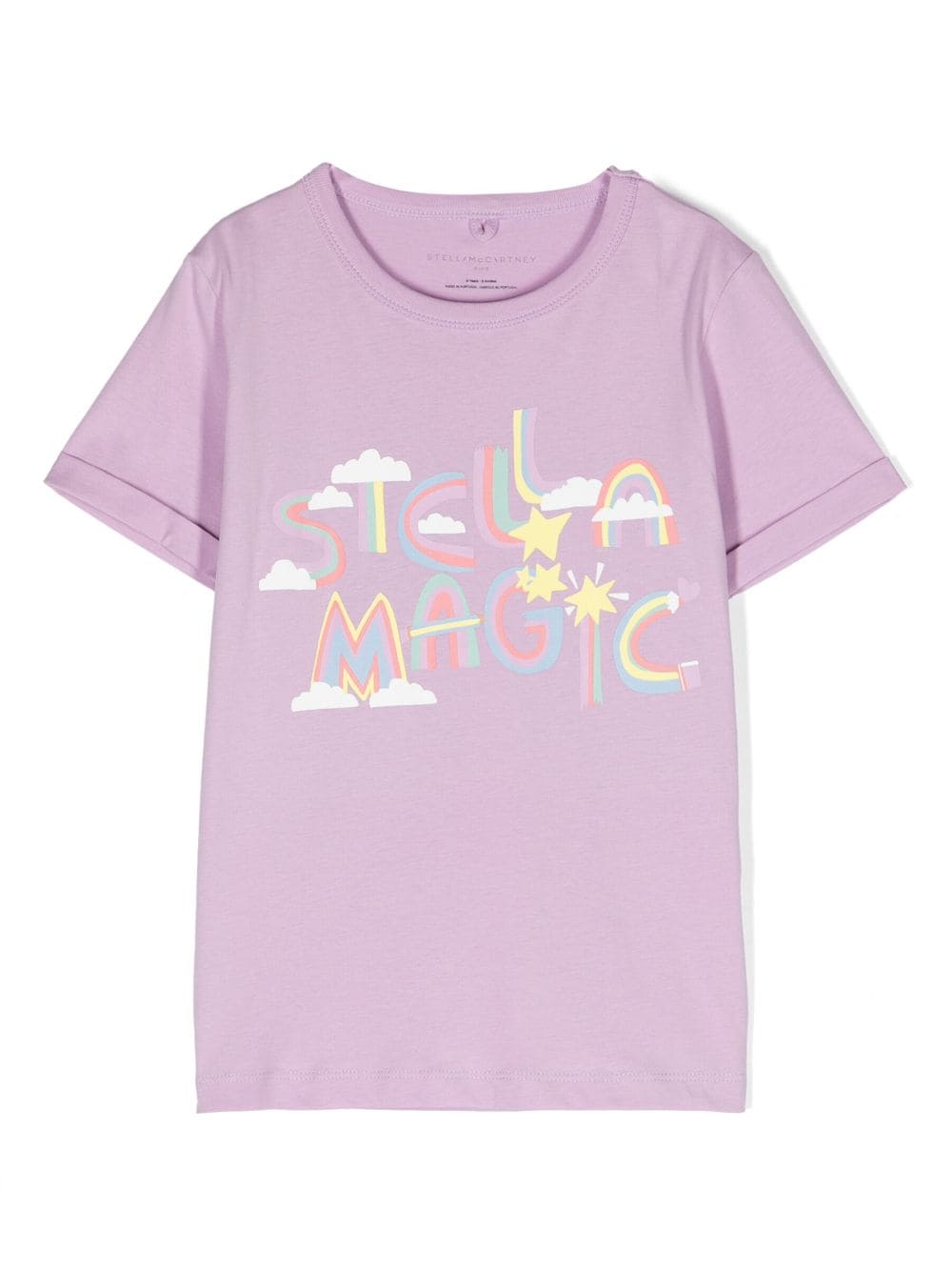 Stella McCartney Kids T-Shirt mit Logo-Print - Violett von Stella McCartney Kids