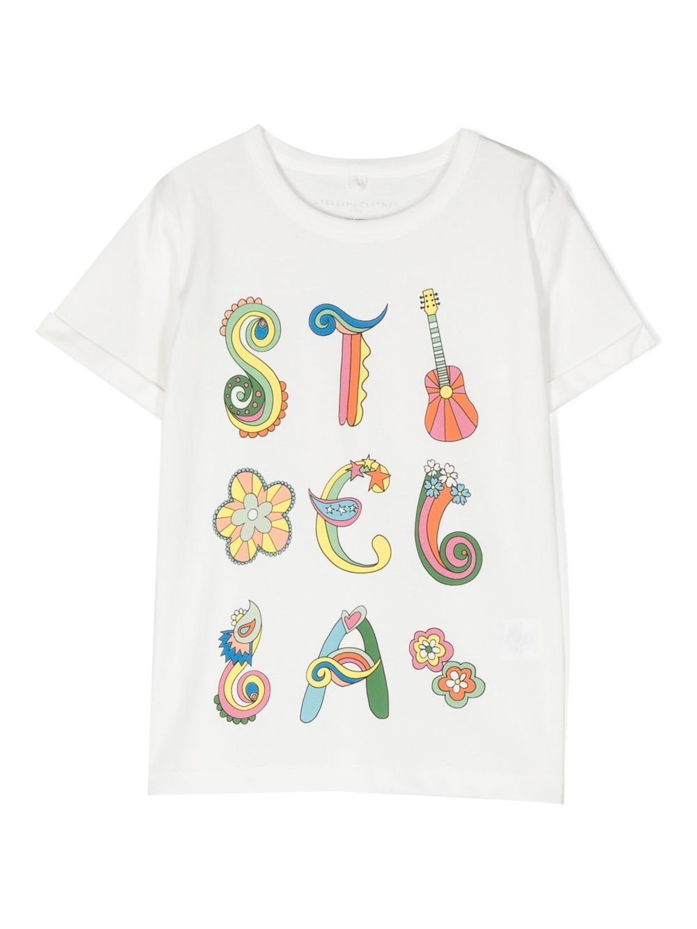 Stella McCartney Kids T-Shirt mit Logo-Print - Weiß von Stella McCartney Kids