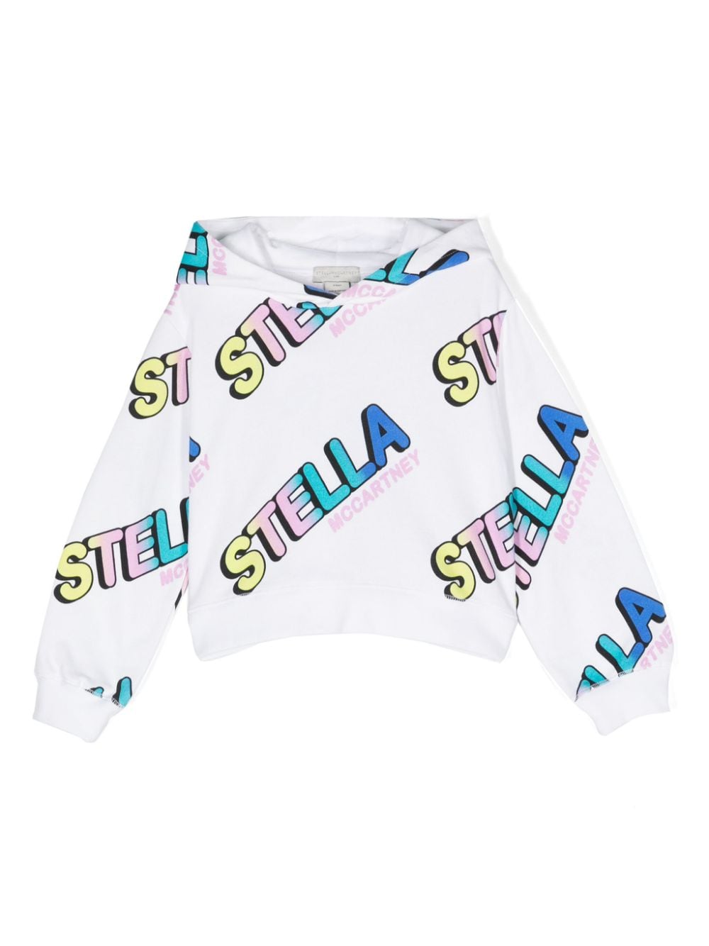 Stella McCartney Kids Hoodie mit Logo-Print - Weiß von Stella McCartney Kids