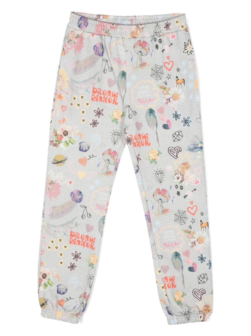 Stella McCartney Kids Jogginghose mit Logo-Print - Grau von Stella McCartney Kids