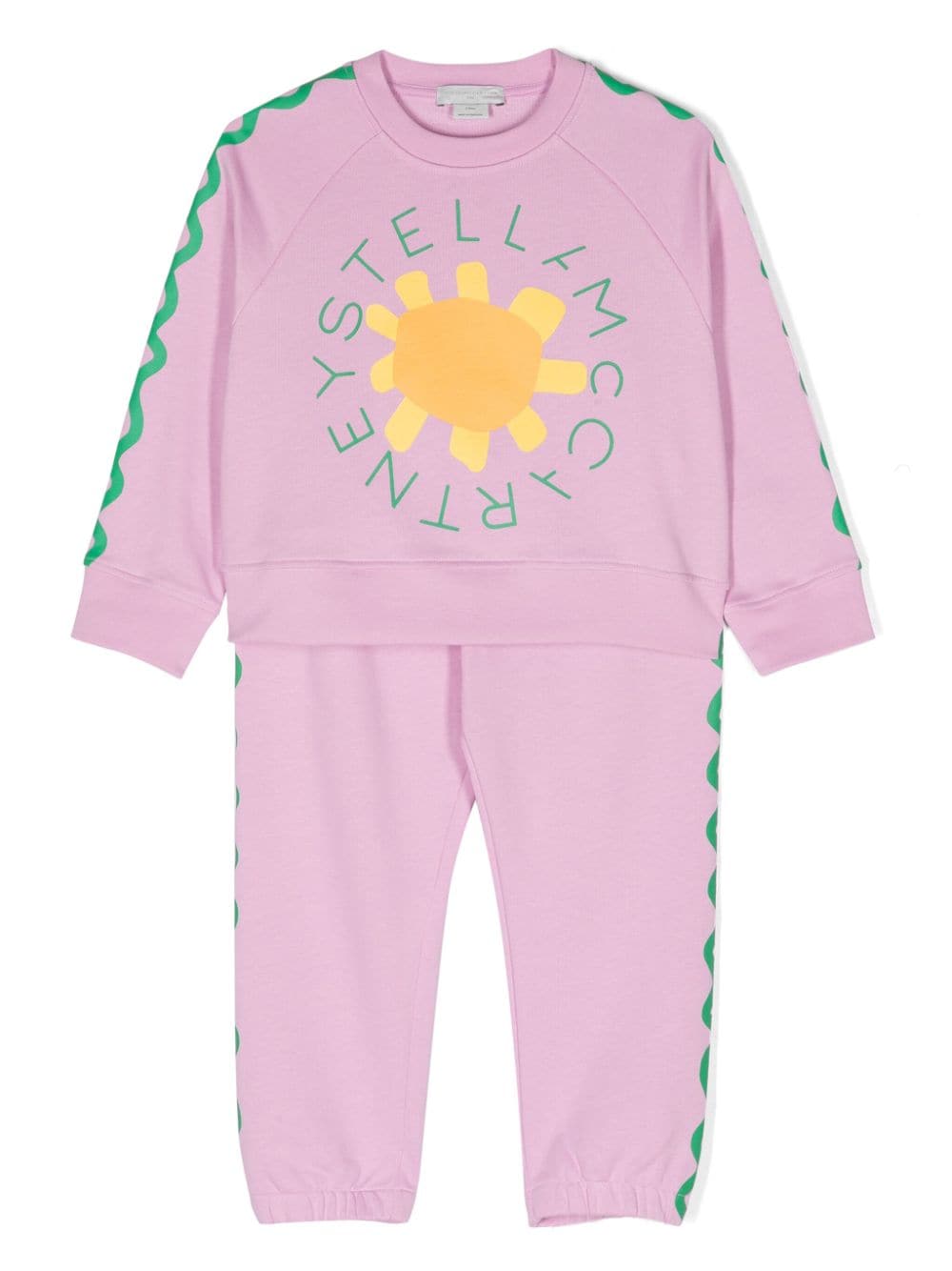 Stella McCartney Kids Jogginganzug mit Logo-Print - Rosa von Stella McCartney Kids