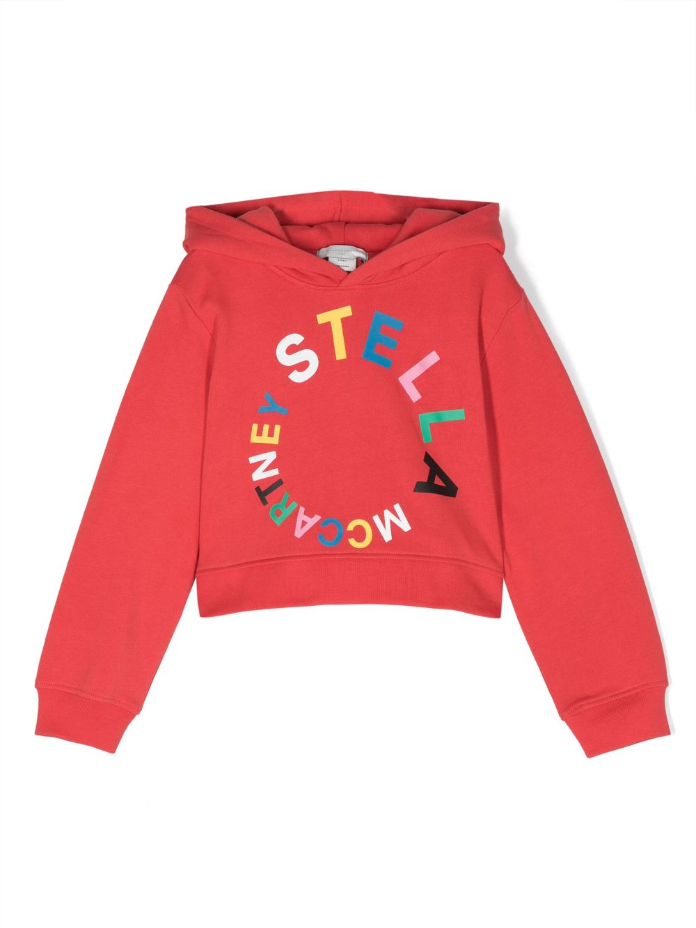 Stella McCartney Kids Hoodie aus Bio-Baumwolle - Rot von Stella McCartney Kids