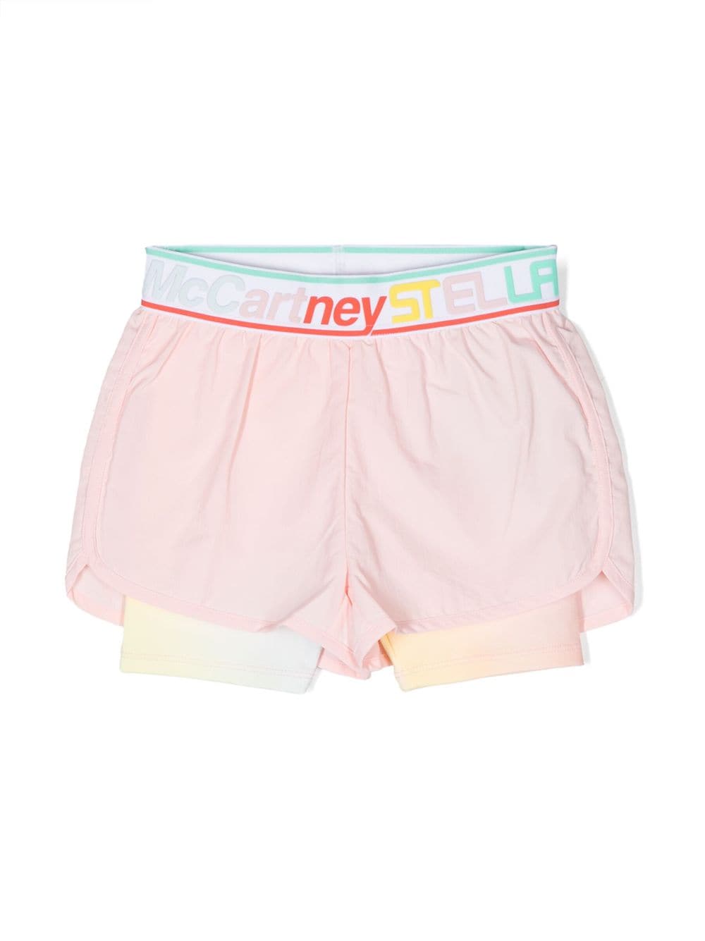 Stella McCartney Kids Shorts mit Logo-Bund - Rosa von Stella McCartney Kids