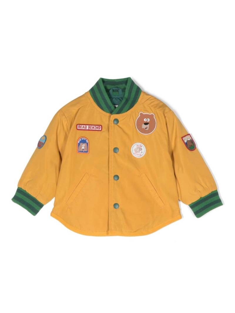 Stella McCartney Kids Bomberjacke mit Patch-Detail - Gelb von Stella McCartney Kids