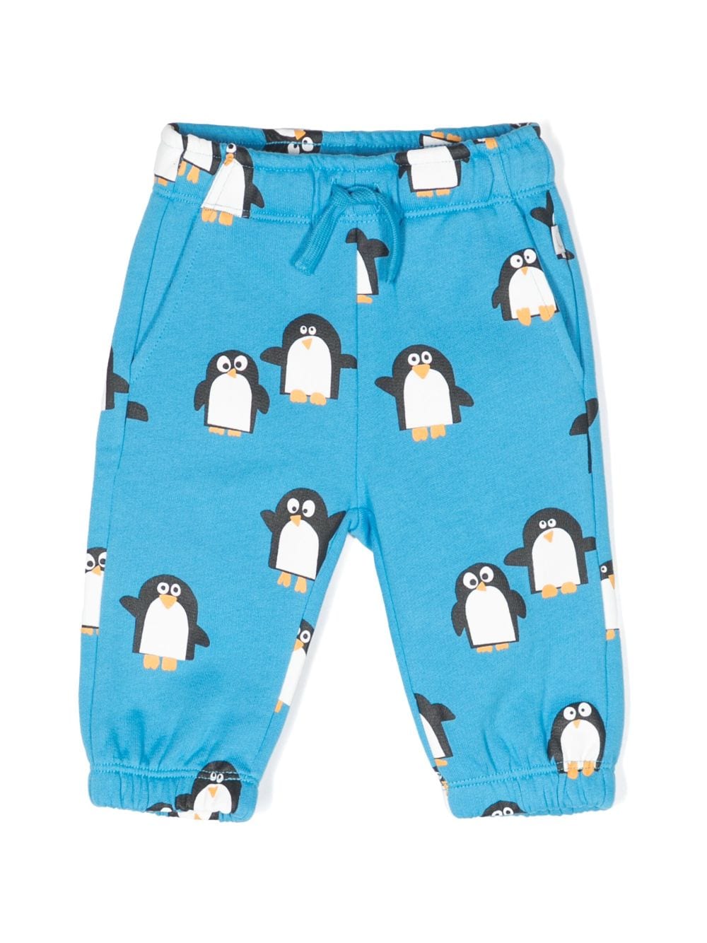 Stella McCartney Kids Hose aus Jersey mit Pinguin-Print - Blau von Stella McCartney Kids