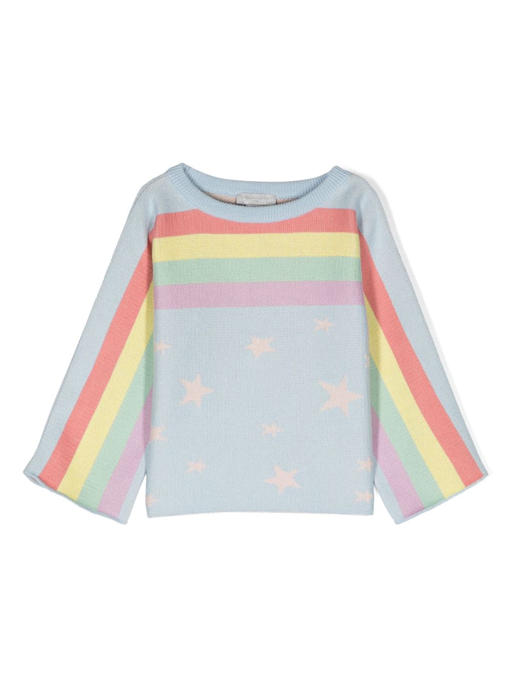 Stella McCartney Kids Pullover mit Regenbogen - Blau von Stella McCartney Kids