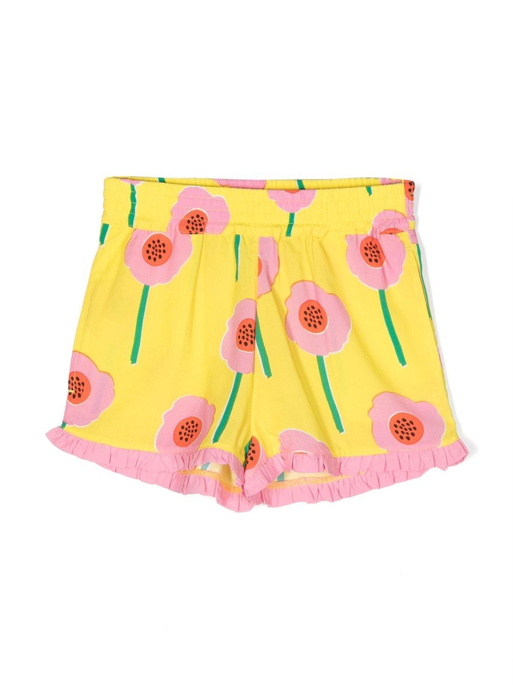 Stella McCartney Kids Shorts mit Rüschen - Gelb von Stella McCartney Kids