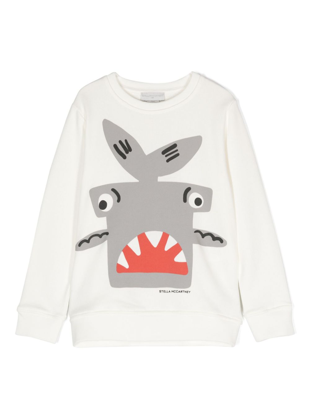 Stella McCartney Kids Sweatshirt mit Hai-Print - Nude von Stella McCartney Kids