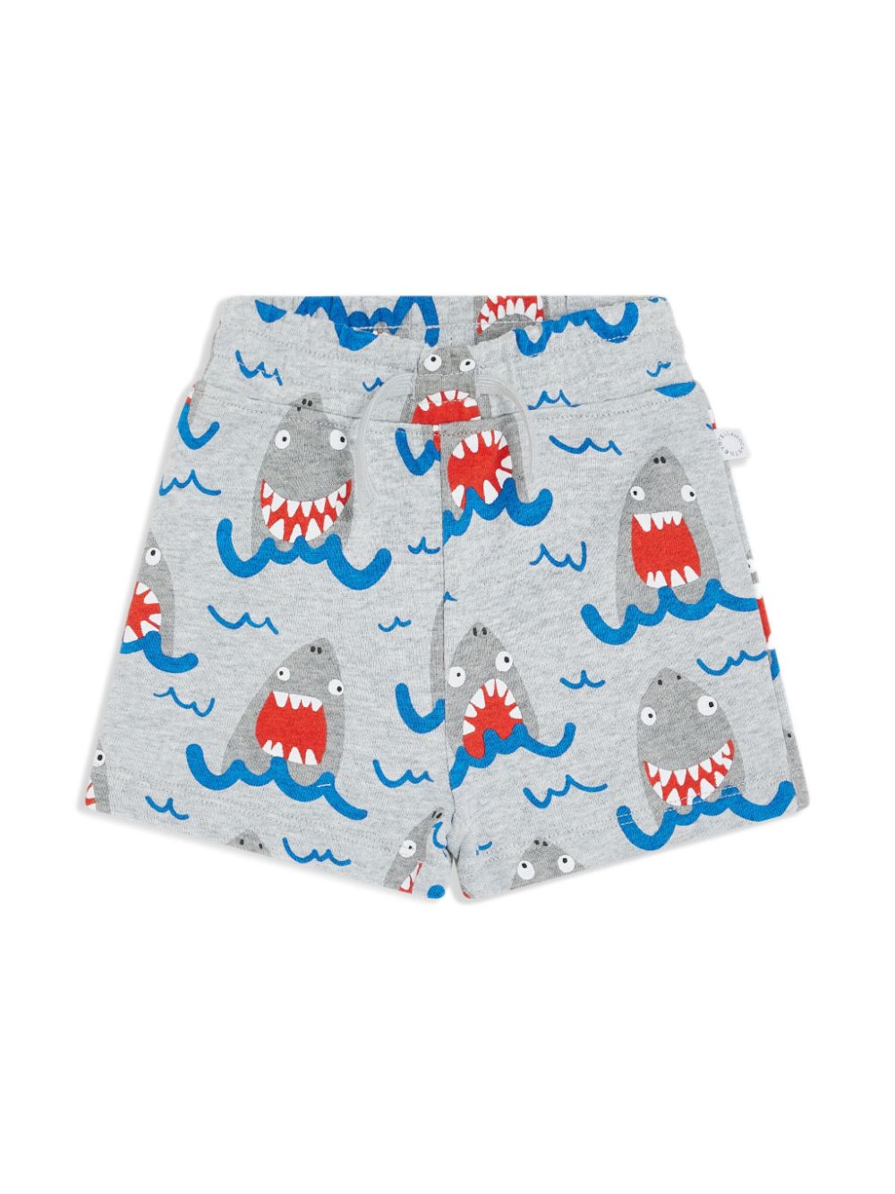 Stella McCartney Kids Joggingshorts mit Hai-Print - Grau von Stella McCartney Kids