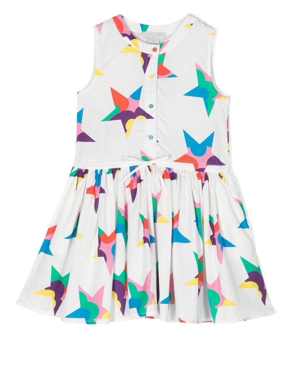 Stella McCartney Kids Kleid mit Sterne-Print - Weiß von Stella McCartney Kids