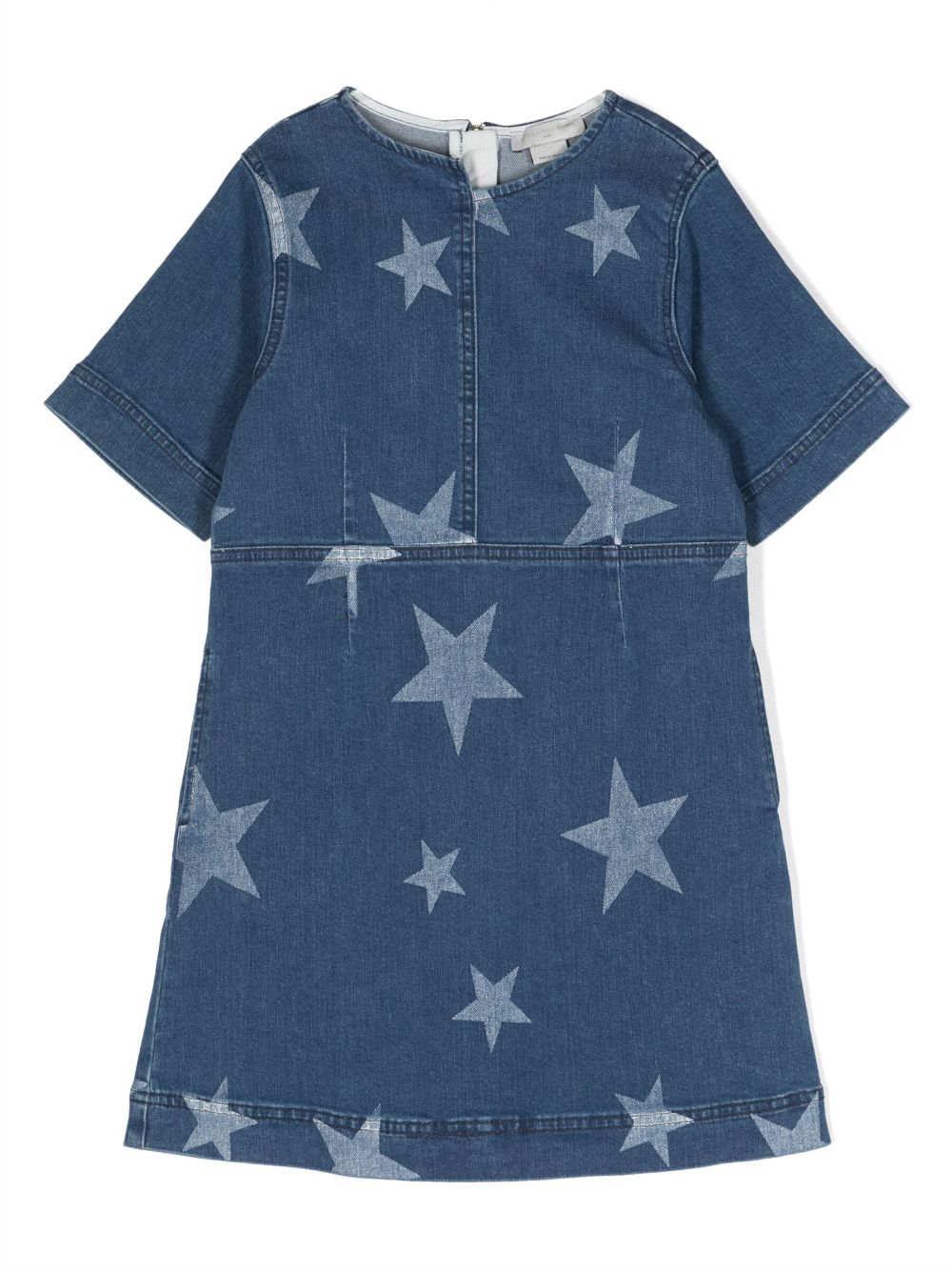 Stella McCartney Kids Jeanskleid mit Sterne-Print - Blau von Stella McCartney Kids