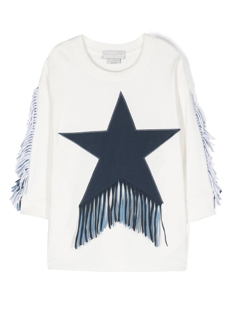 Stella McCartney Kids T-Shirtkleid mit Sterne-Print - Weiß von Stella McCartney Kids