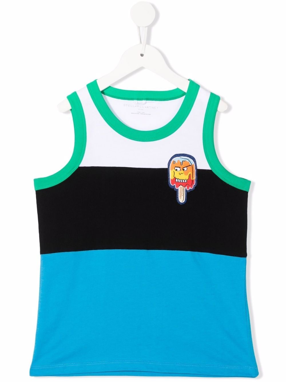 Stella McCartney Kids Gestreiftes Trägershirt - Blau von Stella McCartney Kids