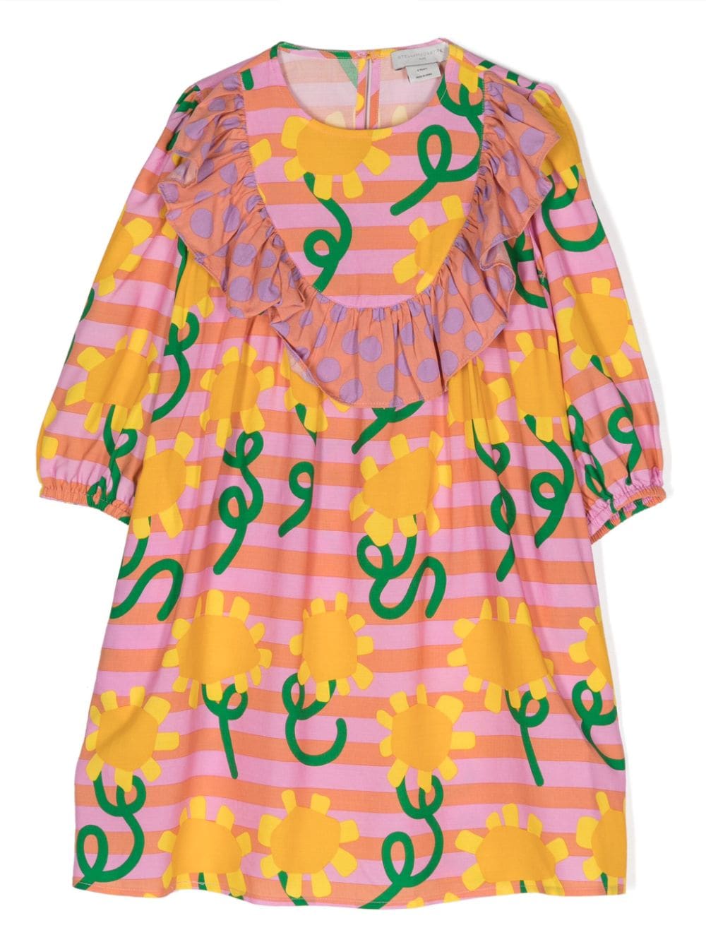 Stella McCartney Kids Kleid mit Sonnenblumen-Print - Rosa von Stella McCartney Kids