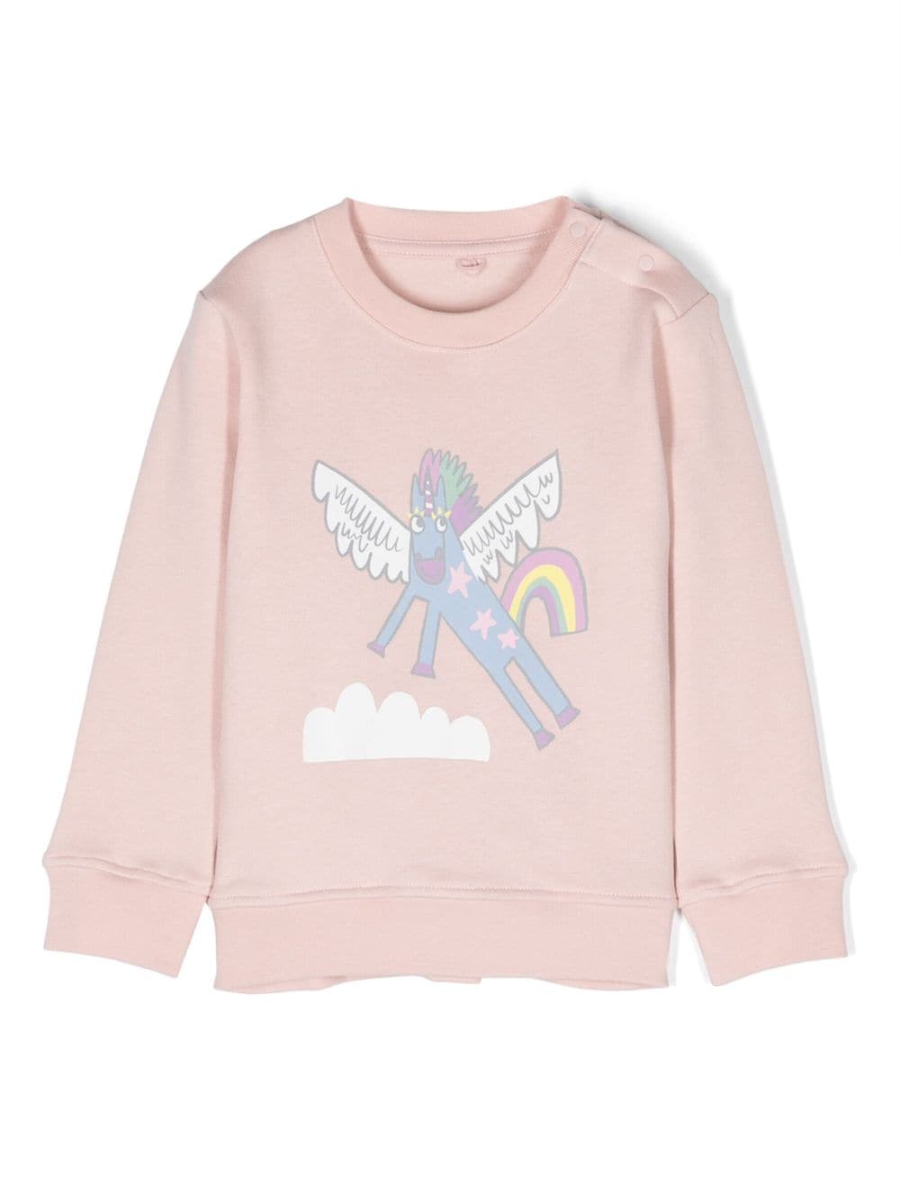 Stella McCartney Kids Sweatshirt mit Einhorn-Print - Rosa von Stella McCartney Kids