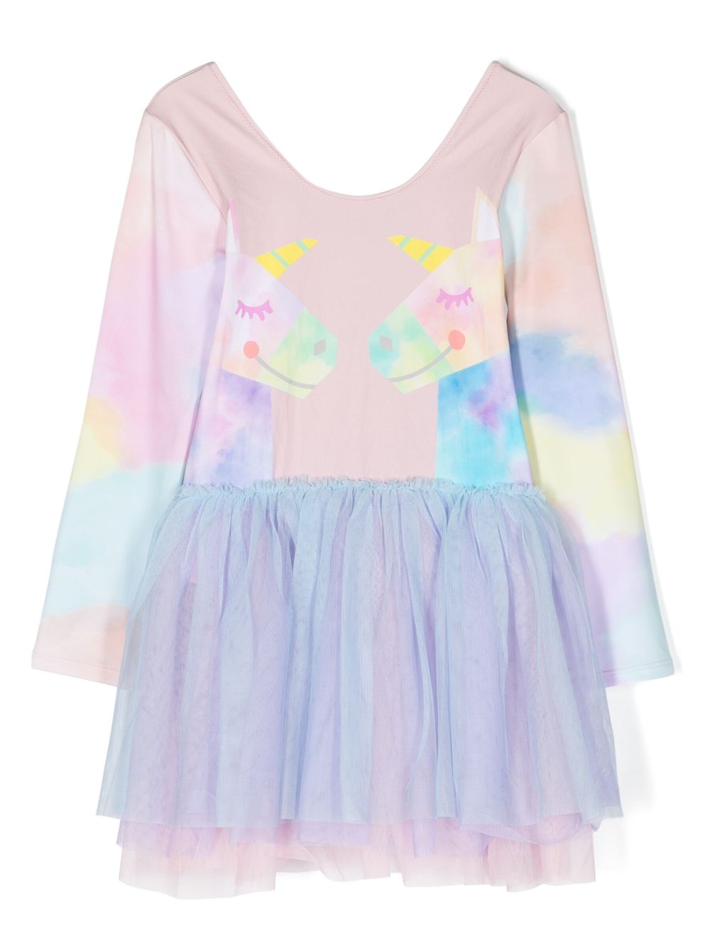 Stella McCartney Kids Tüllkleid mit Einhorn-Print - Rosa von Stella McCartney Kids