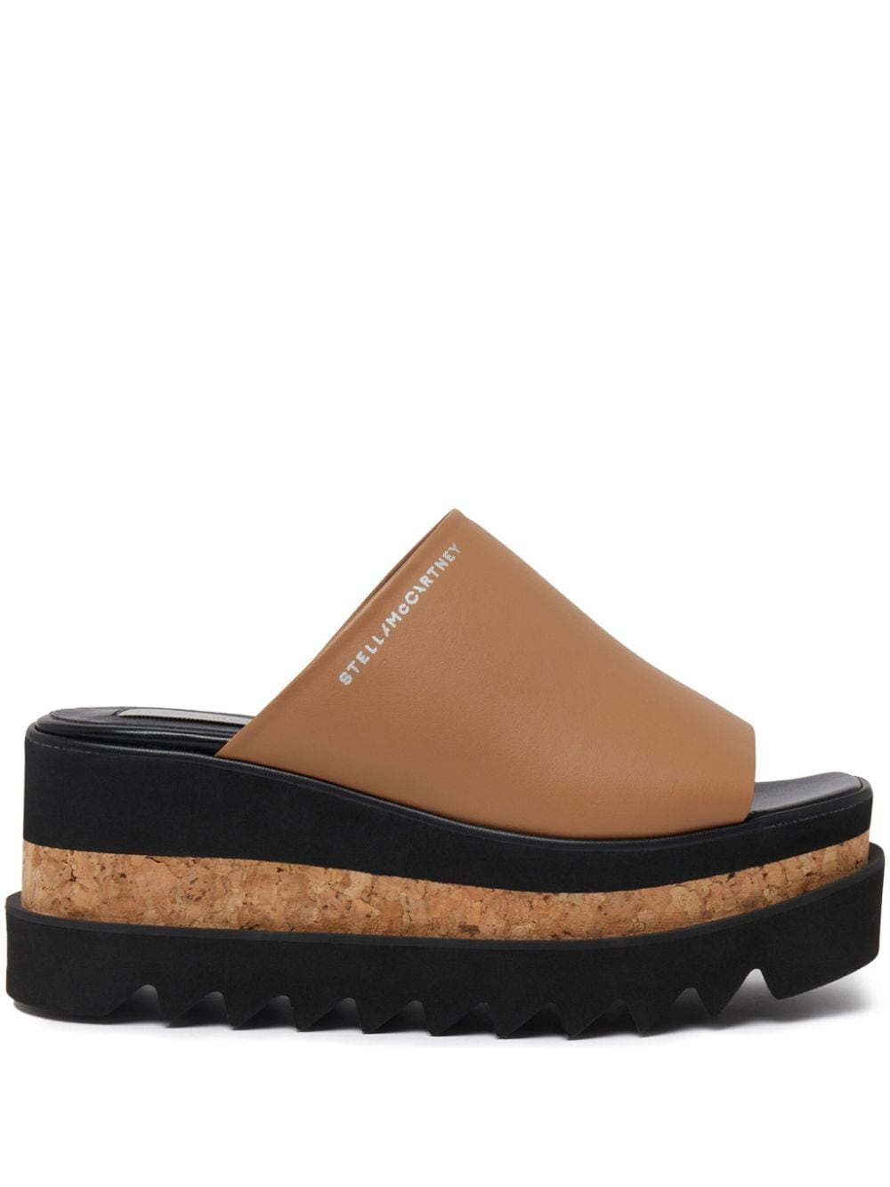 Stella McCartney Sneak-Elyse Plateau-Sandalen 80mm - Braun von Stella McCartney