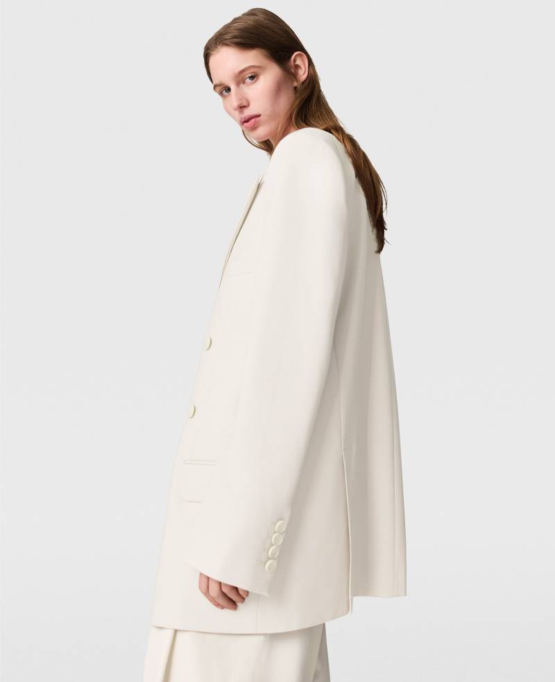 Stella McCartney - Doppelreihiger Oversize-Blazer, Frau, Beige, Größe: 44 Stella McCartney - Doppelreihiger Oversize-Blazer, Frau, Beige, Größe: 44 von Stella McCartney
