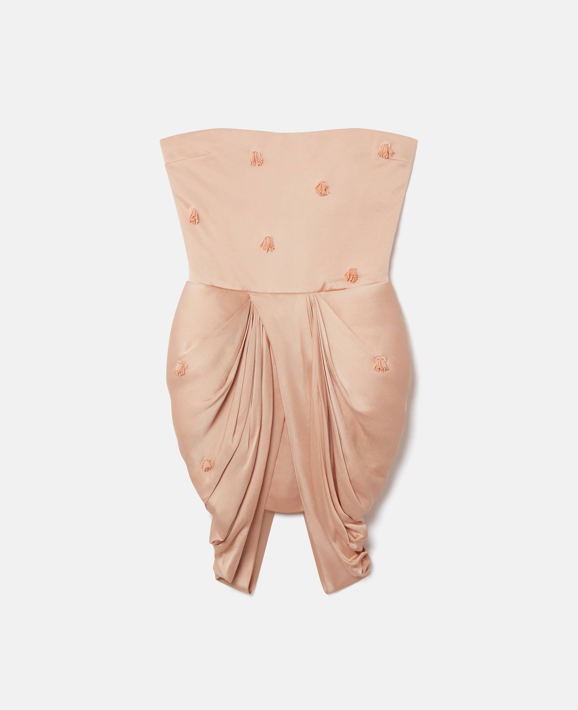 Stella McCartney - Ärmelloses Minikleid mit Perlenstickerei, Frau, Nude pink, Größe: 40 von Stella McCartney