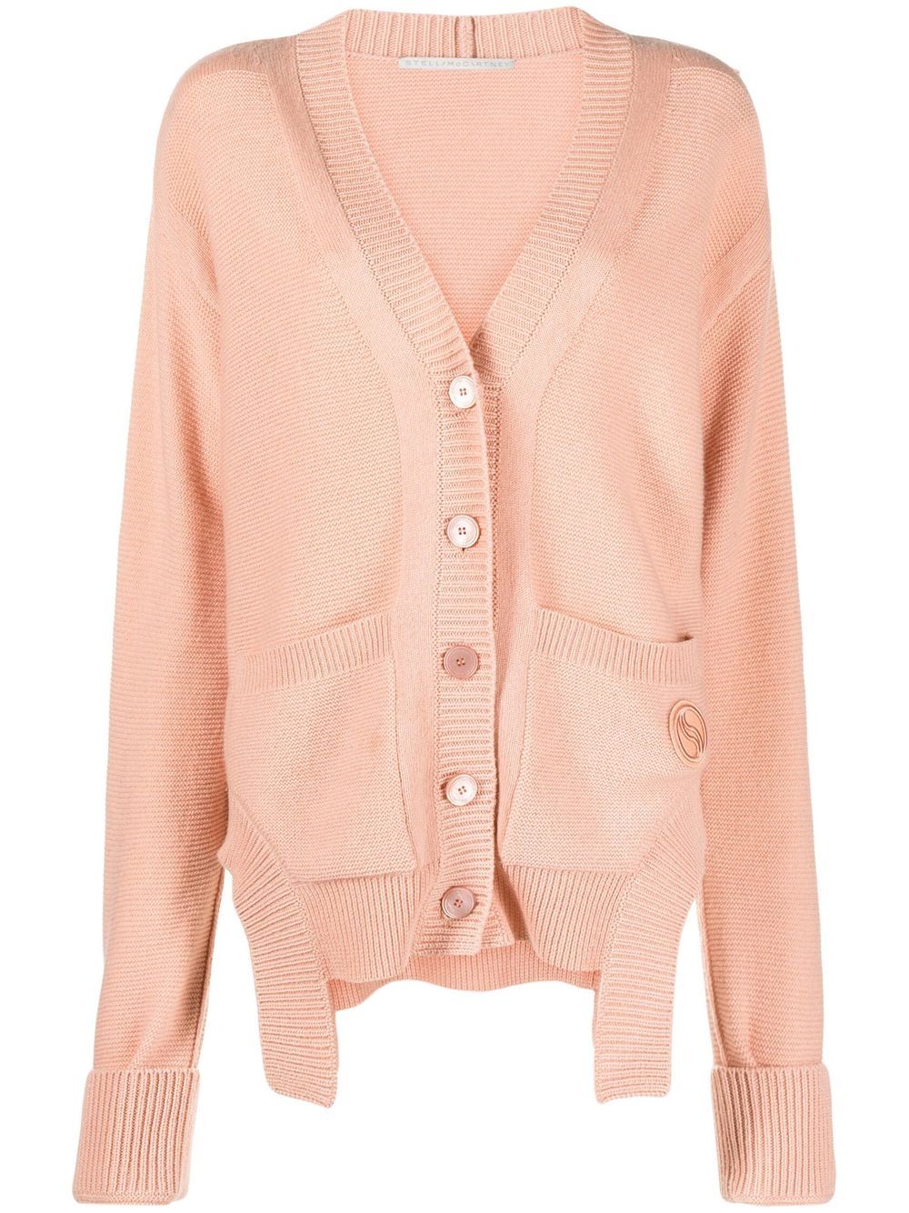 Stella McCartney Asymmetrischer Cardigan aus Kaschmir - Rosa von Stella McCartney