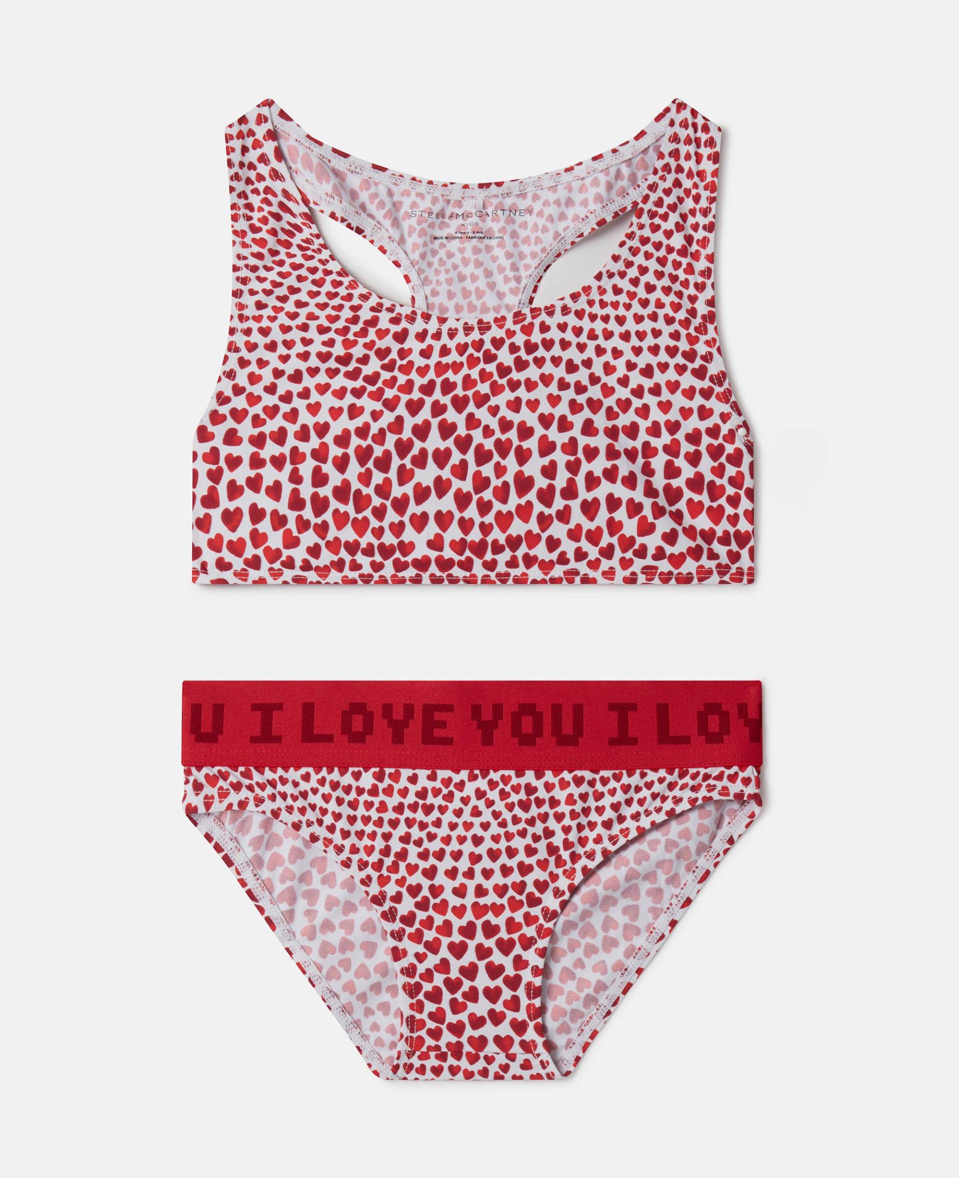 Stella McCartney - Bikini mit High Summer Hearts-Print, High Summer Hearts, Größe: 2 von Stella McCartney