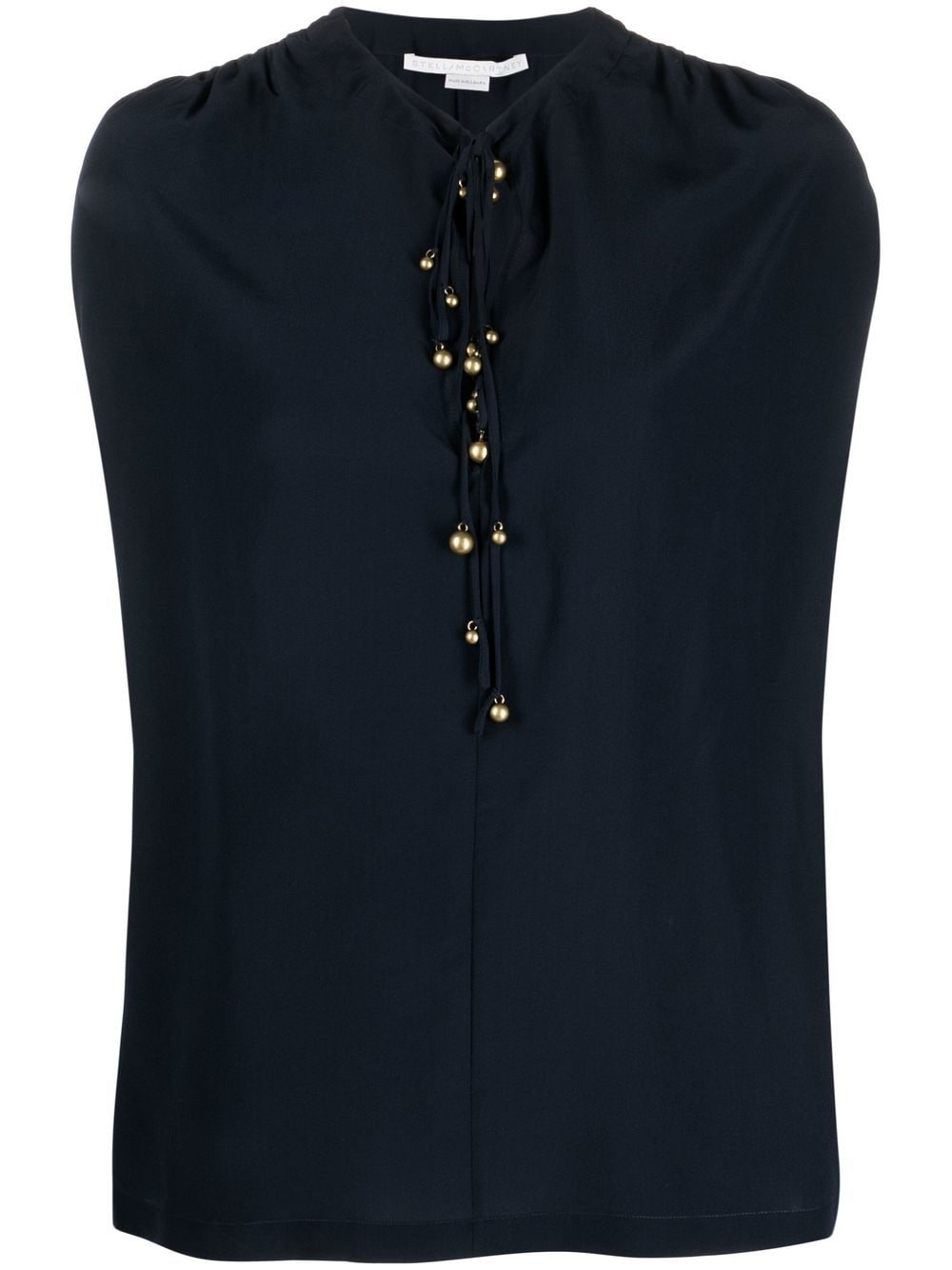 Stella McCartney Bluse mit Knopfdetail - Schwarz von Stella McCartney